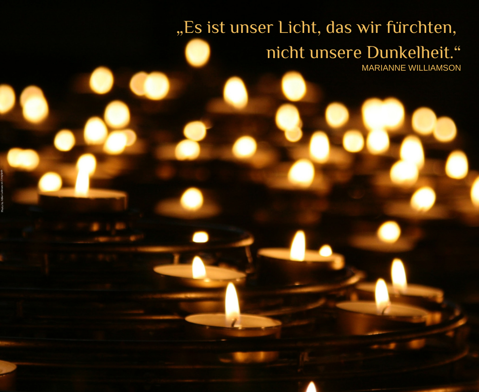 Vom Dunklen zum Licht - Gedanken von Anja Lührs